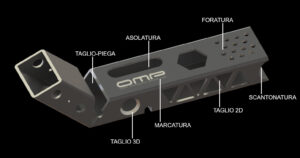 Testa di taglio 3D